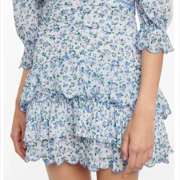 LoveShackFancy Marquise Foral Dress